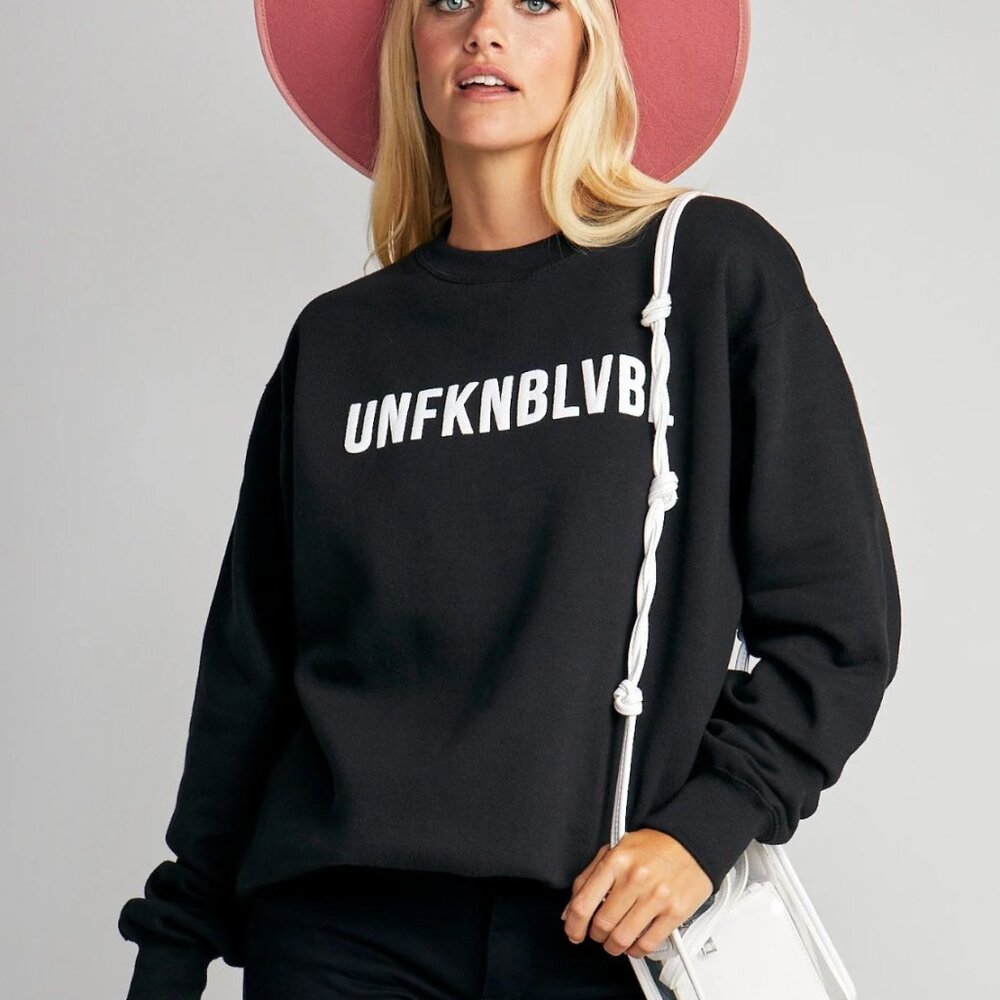 LuLuSimon Studio Unfknblvbl Crewneck Sweatshirt